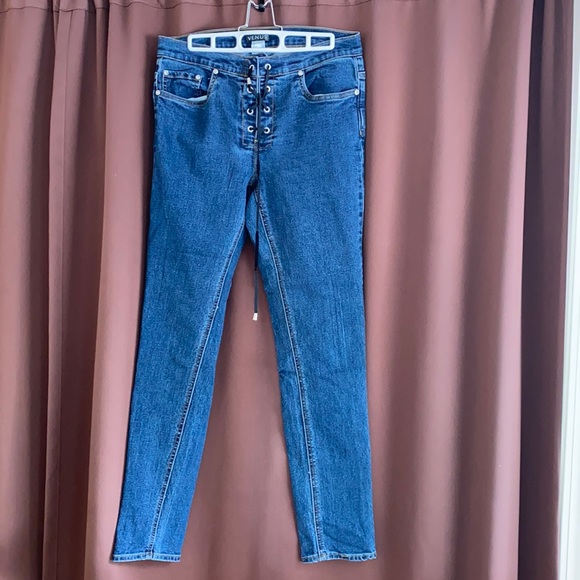 VENUS Denim - Venus tie up straight jeans